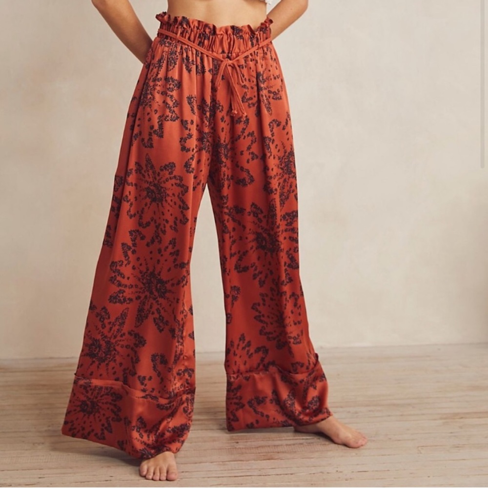Free People Small Goddess Lounge Pants in Orange